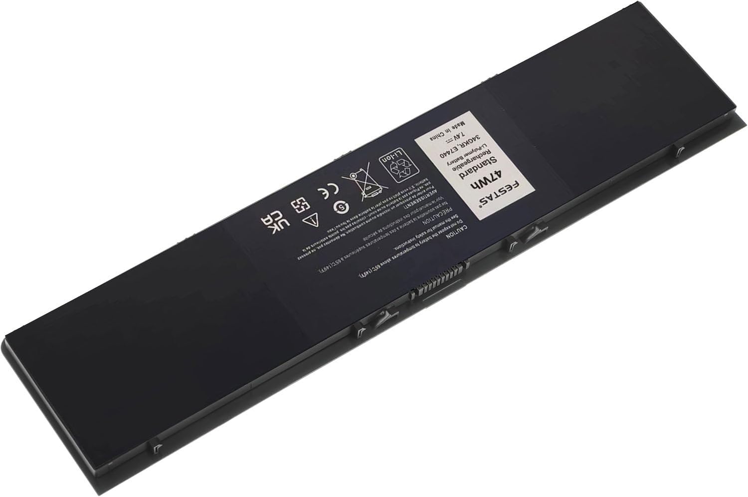 FESTAS 34GKR PFXCR 3RNFD Batterie Compatible avec Dell Latitude E7440 E7450 Series 5K1GW G95J5 F38HT G0G2M T19VW 909H5 V8XN3 0909H5 0G95J5 451-BBFT 451-BBFV 451-BBFY 451-BBFS