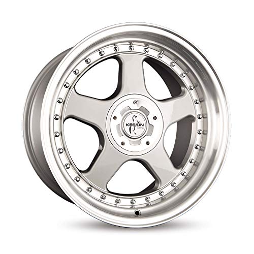 Keskin Tuning 5/100+112 ET25 72,6 SILVER LIP POLISH