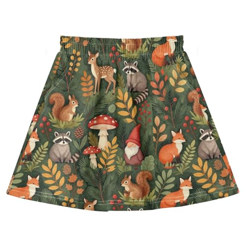 Jupes athlétiques 2 en 1 pour filles évitant les frottements grâce au short en coton