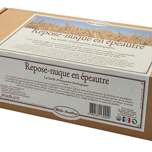Repose Nuque d'Epeautre Bio MILLE OREILLERS en coton noble - 2
