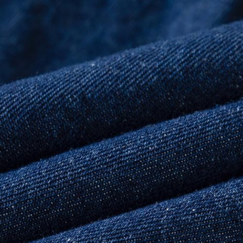 Boys Girls Denim Shirt Lapel Oversize Long Sleeve Button Cowboy Outwear Teen Casual Solid Jacket with Pocket2