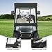 10L0L 2 Passenger Golf Cart Enclosure fit Yamaha G29 Drive, 600D Heavy Duty Yamaha Rain Cover with Clear PVC Windshield,Waterproof and UV Block Oxford Cloth