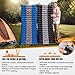 Overmont Inflable Esterilla Camping Colchón 12cm Extra Grueso Hinchable Colchoneta Bomba Incorporada...