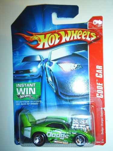 Hot Wheels Green 69 1969 Dodge Charger Daytona Code Car 1 of 24 2006