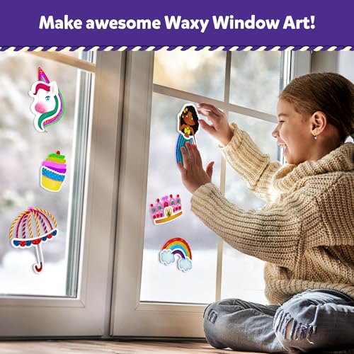 Image of Skillmatics Waxy Stick Art Kit - 100 Bendable & Reusable Waxy Sticks for Mess-Free DIY Fun, Pretty Pictures with Unicorns & Princesses, Creative Gifts for Girls & Boys Ages 5, 6, 7, 8, 9, 10, 11, 12