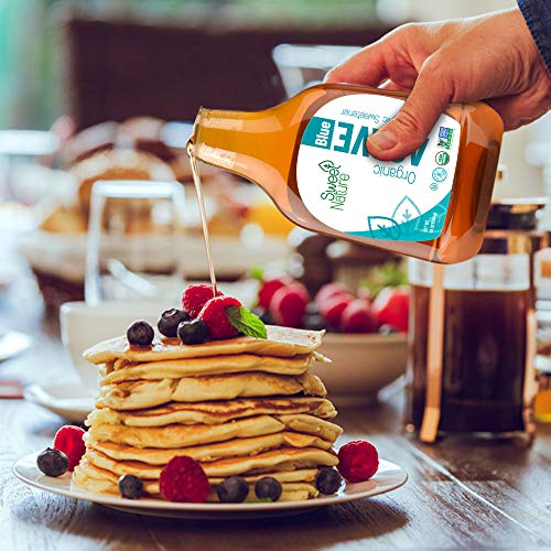 Sweet Nature, Blue Agave Nectar Sweetener Organic Non GMO Low Glycemic 46 OZ, - Thumbnail 6