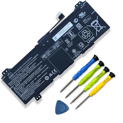 GH02XL HP Laptop Battery Replacement for HP Chromebook 11A G8 11 G8 14 G6 Chromebook X360 11 G3 NA0010nr NA0010DS NA0010CASeries GHO2XL L75783-005 HSTNN-DB9M L75253-271 L75253-2C1 7.7V 47.3Wh 6000mAh