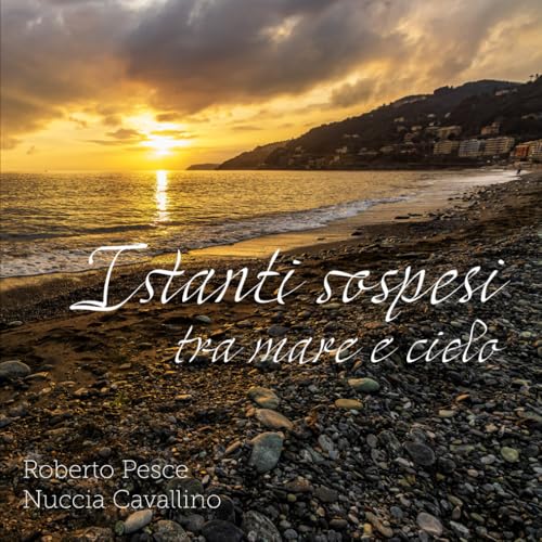 Istanti sospesi tableau triptyque bleu mer et ciel grand format mural - 2