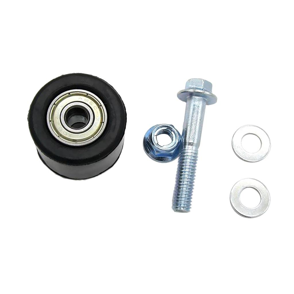 1 Pieza Rodillo de Cadena para Motocicleta Deslizante Guía Tensor Polea con Tornillo Y Bujes de Goma 8 Mm Reduce Desgaste Y Ruido Adecuado para, 6 piezas