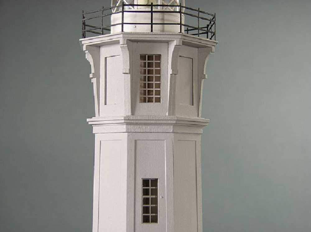 Leuchtturm Alcatraz Laser Kartonbausatz
