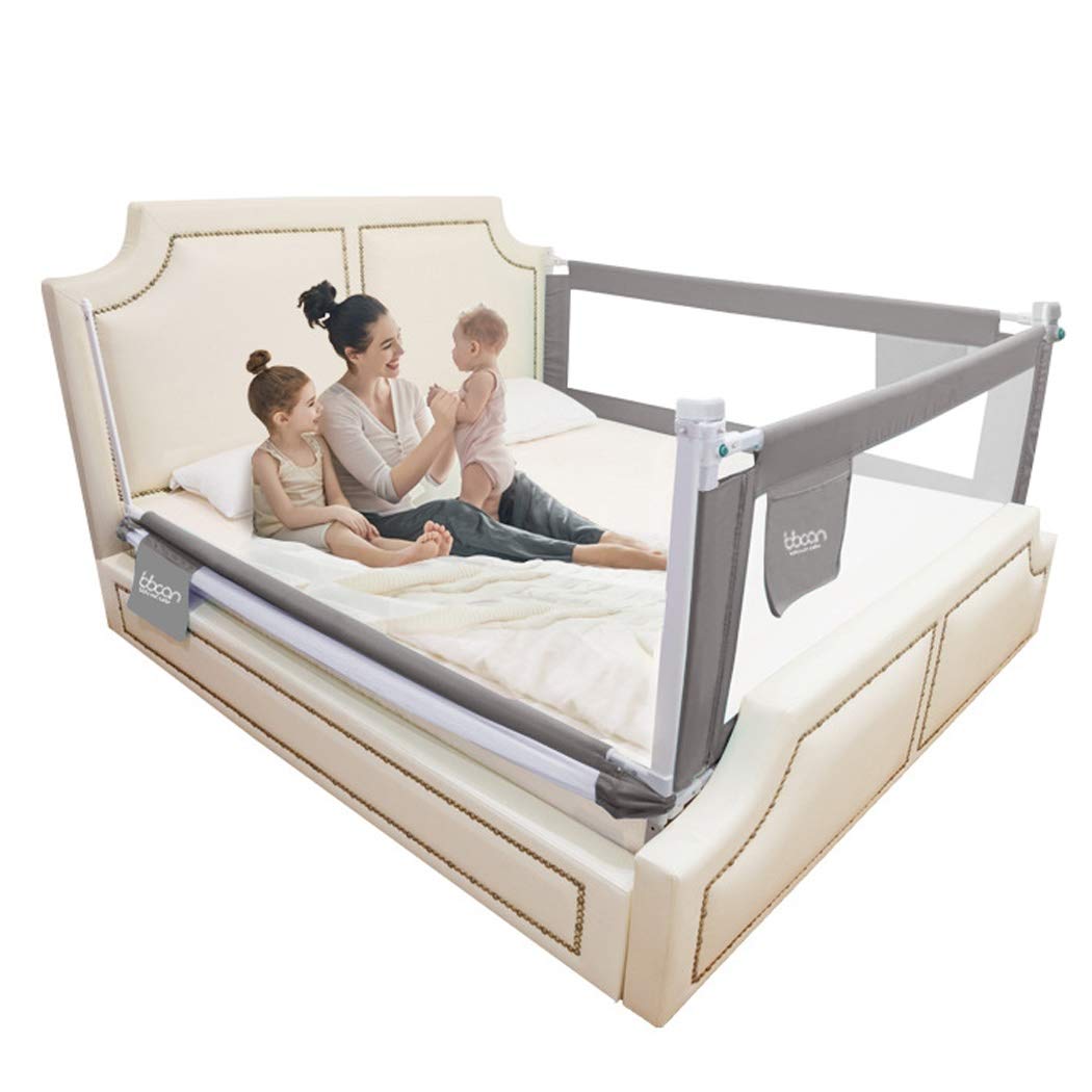 Barrière de lit pliable incassable de 90 cm de haut pour protéger les enfants en dormant