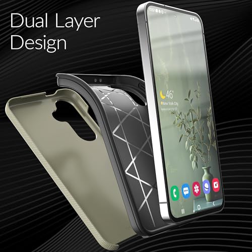 Image of Crave for Samsung Galaxy S24 FE Case, Shockproof Protection Dual Layer Case for Samsung Galaxy S24 FE (6.7 inch) - Sand