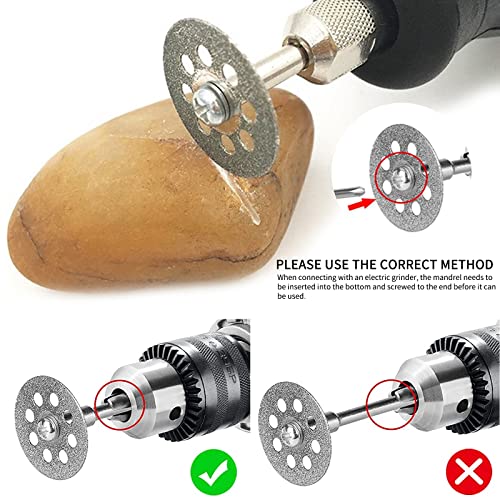 26 Pezzi 22.5 mm Disco Diamantato di Taglio Dischi...