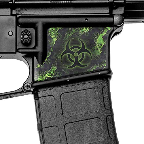 GunSkins Magwell Skin - Premium Vinyl Decal - Easy to Install and Fits AR-15 Lower Receivers - 100% Waterproof Non-Reflective Matte Finish - Made in USA - Proveil Reaper Z