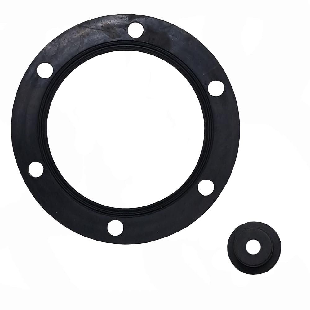 Junta para termo electrico diametro 124mm 6 agujeros + Junta adaptador anodo magnesio 26x250mm