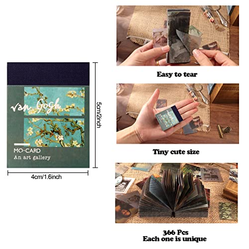 Draupnir 366Pcs Vintage Scrapbook Paper,Junk Journaling Scrapbooking Supplies Craft Kits For Bullet Journal Planners Aesthetic Room Decor Wall Notebook Collage Album Cottagecore(An Art Gallery) #TOP1