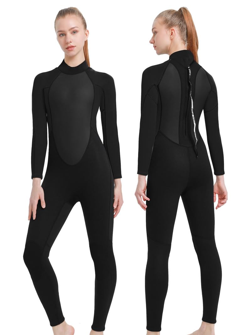 Full Mens Womens Wetsuit 3mm Neoprene