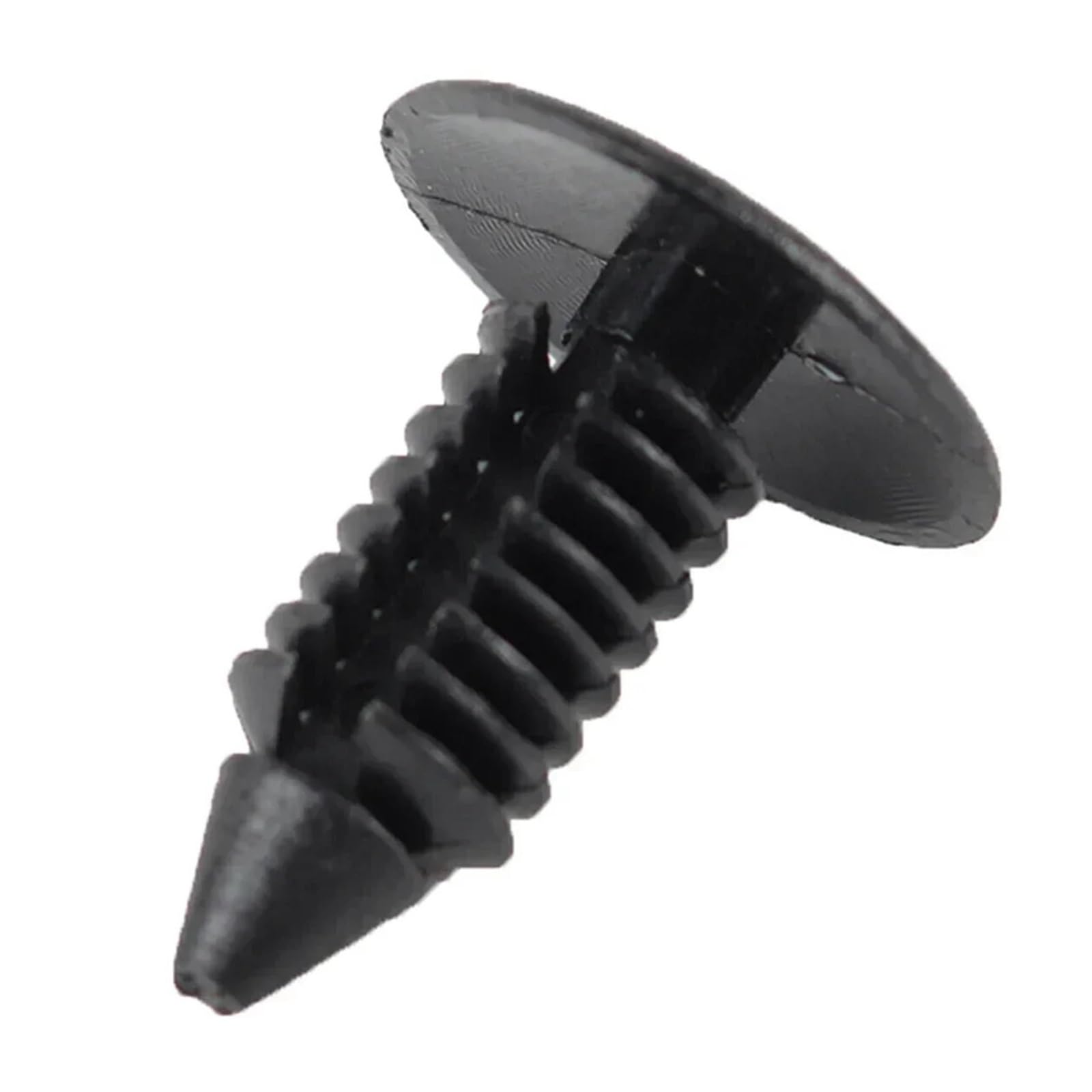 KXFVYNE 20/50/100Pcs 8mm Hole Car Clips Black Plastic Bumper Shield Retainer Rivet Push Pin Compatible Replaces 6030441(100pcs)