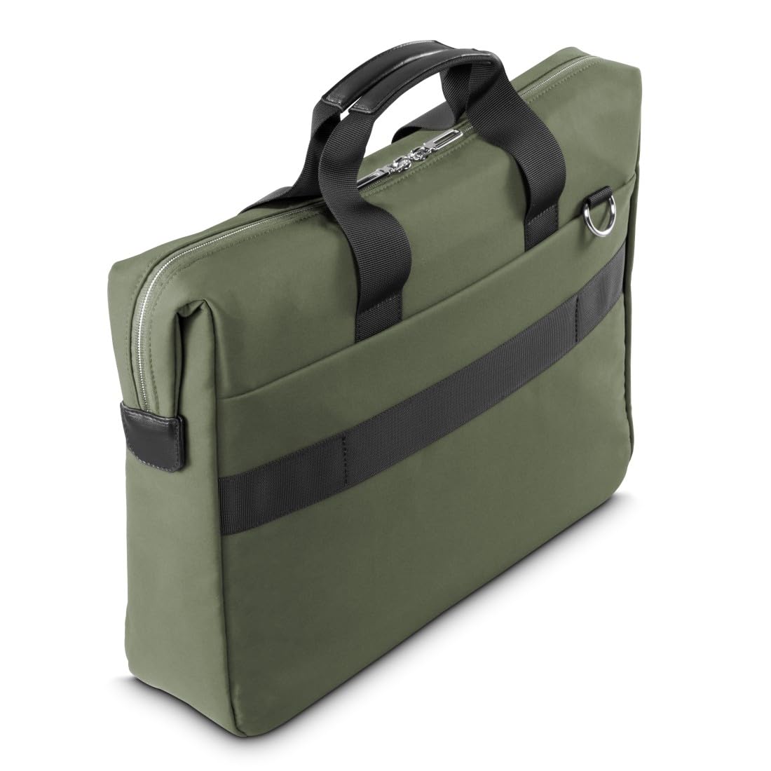 Hama | Maletín para portátil 13,3 pulgadas (funda protectora ordenador resistente acolchada compartimento tablet 12,9 bolso portátil 14,1 pulgadas bandolera ajustable ligera trabajo 10 litros) verde