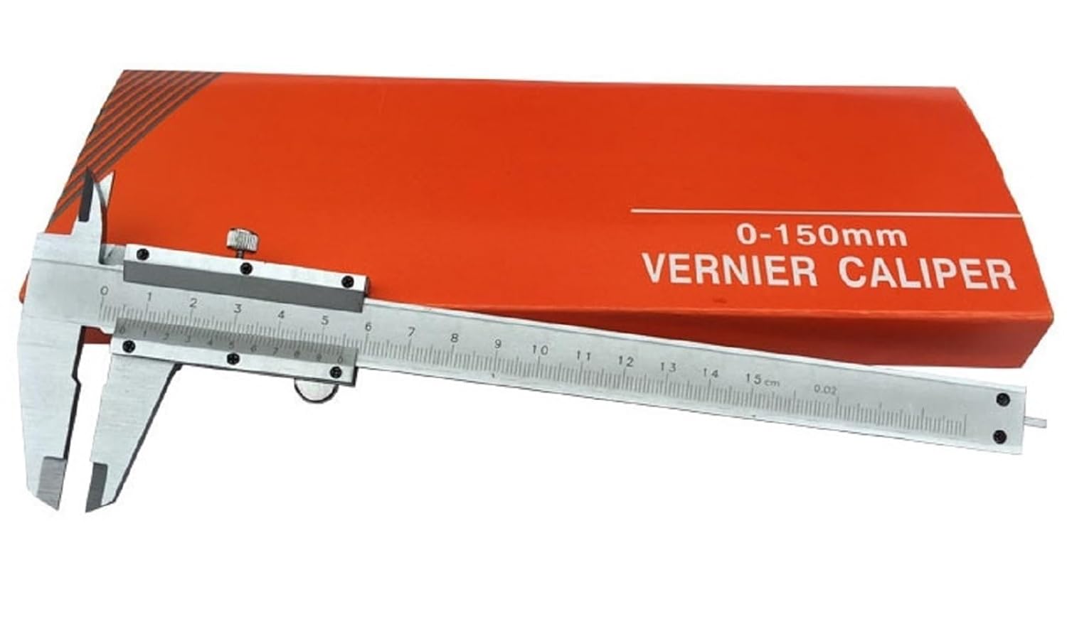1pc 0-150-200-300MM Stainless Steel Vernier Calipers Slide Gauge Slide Caliper Measure Tape(30010031 150MM)