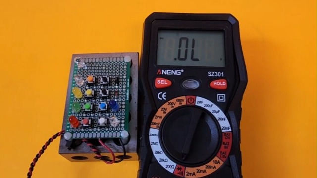 Image of ANENG Multimeter with Case,Ohm Volt Amp Meter,Digital Voltage Tester Measures DC AC Voltage,Current,Capacitance,Resistance,Continuity,Diodes,Electric Tools for Household Outlet,Automotive Battery Test