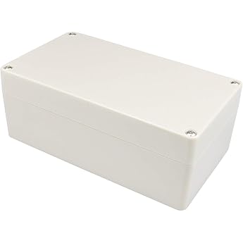 Therlan Waterproof Junction Box IP65, ABS Housing Electronic Box Plastic, Distribution Box Surface-Mounted Junction Box, Elec