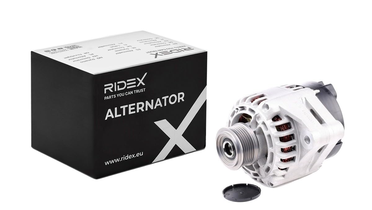 RIDEX 4G0019 Alternador con regulador incorporado Compatible con FIAT GRANDE PUNTO 199