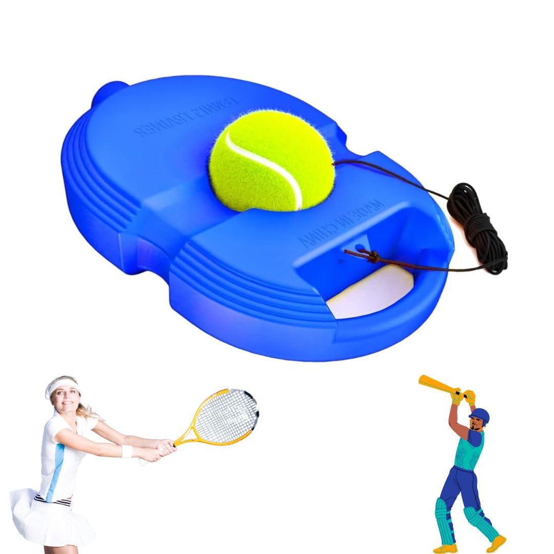 Lajbir Collection Tennis Trainer Rebound Ball with String Solo Tennis Practice Set Cricket Trainer Ball with Rope Fill Sand or Water (No Racket Included) (B0D8ZTGTVC) Amazon Price History, Amazon Price Tracker
