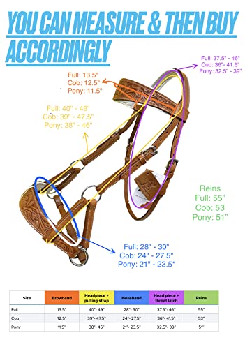 Amazing Horse Stuff Sidepull Bitless Bridle With Designer Hand Carving On Browband & Noseband Oval Shaped (Cob) #TOP1