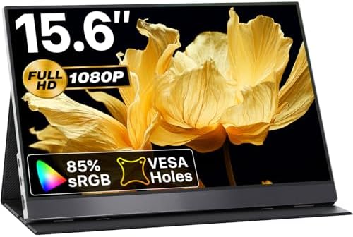 VisionOwl Portable Monitor 15.6 Inch 1080P FHD 85% sRGB Second Sc...