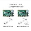 PoE Splitter 5V2.5A PoE to USB C/Micro USB 2-in-1 Adapter, IEEE 802.3af Compliant PoE Power Adapter for Raspberry Pi 3/4 Security IP Camera/Voip Phone/AP, PTC-AF-5V