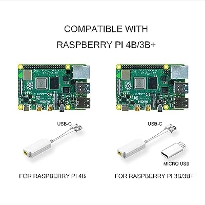 PoE Splitter 5V2.5A PoE to USB C/Micro USB 2-in-1 Adapter, IEEE 802.3af Compliant PoE Power Adapter for Raspberry Pi 3/4 Security IP Camera/Voip Phone/AP, PTC-AF-5V