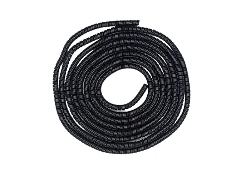 Image of Spiral Cable Protector, Data Cable Protective Sleeve, Headphone Saver, Charger Protective Cover, Wire Repair /Strain Relief Cable Wrap Tube for USB Data Cable Headphone Cable (Green+Jet Black)