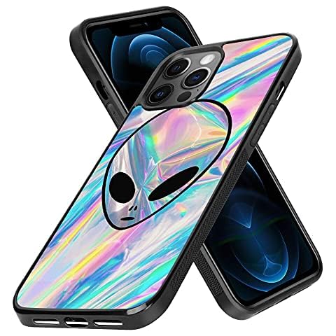 ZHENGQIG iPhone 12/iPhone 12 Pro Case with Alien Glitter Marble Pattern Silicone Slim Fit Full Body Protective Anti Scratch Case Compatible with iPhone 12/iPhone 12 Pro Cover