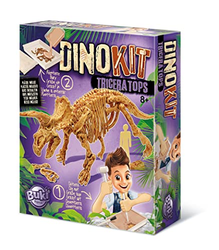 Buki - 439TRI - Dinokit - tricératops, 19 x 6 x 22.5 cm