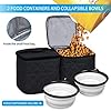 BAGLHER-Dog-Travel-BagAirline-Approved-Pet-Supplies-BackpackDog-Travel-Backpack-with-2-Silicone-Collapsible-Bowls-and-2-Food-Baskets BAGLHER Dog Travel Bag: The Perfect Companion for Convenient and Organized Pet Travel