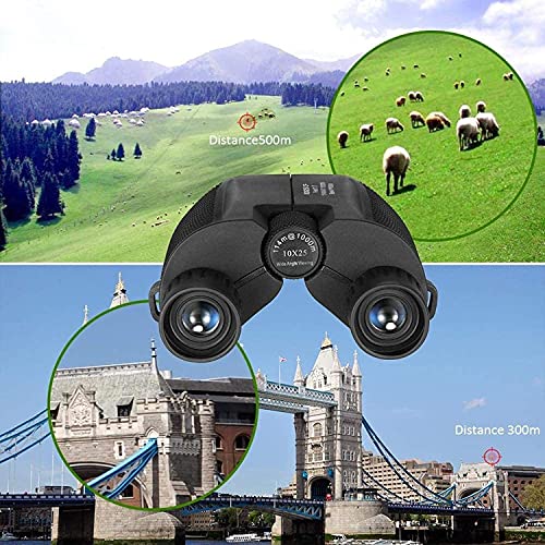 Binoculares compactos con aumento 10x y lente 25 mm miniatura 3