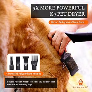 Dog Hair Dryer Blower for Grooming - Professional High Velocity 4.5HP Blow Dryer for Dogs - Pet Dryer Adjustable Heat Low Noise Quiet Air Flow Dog Hair Dryer Blower for Grooming – Professional High Velocity 4.5HP Blow Dryer for Dogs – Pet Dryer Adjustable Heat Low Noise Quiet Air Flow