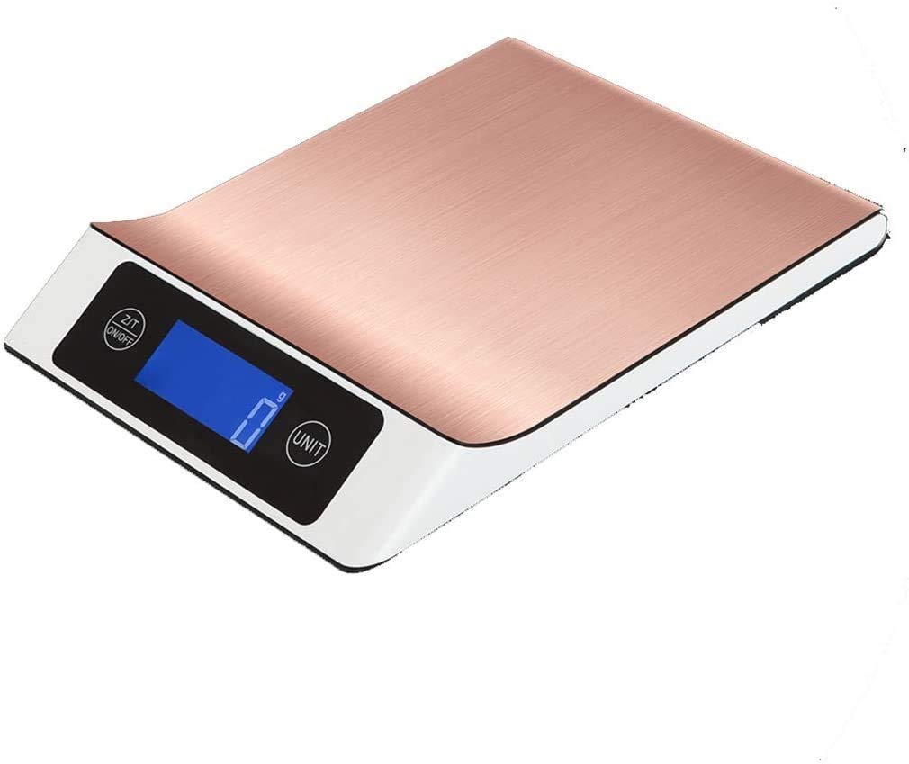 SaryEdge Electronic Scales High Precision Electronic Cooking Scale Digital Stainless-Steel Food Scale Jewelry Scales Scales,Orange-10kg/1g,Orange-10kg/1g