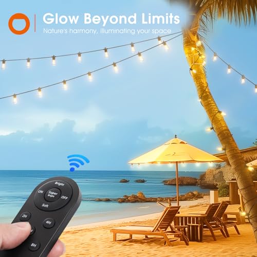 Addlon SOLAR STRING LIGHTS Outdoor Waterproof With Usb Port & Remote Control Solar Patio Lights Long Last thumb #6