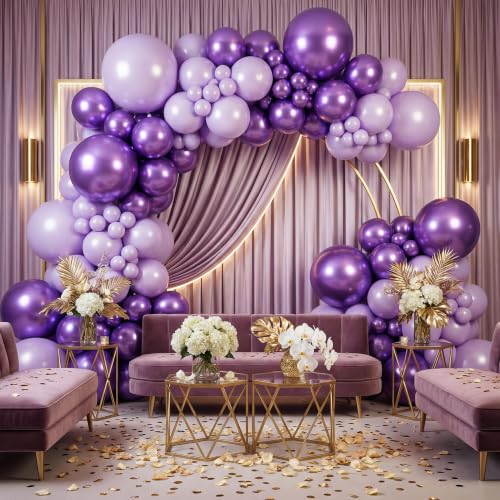 Image of Sempertex Pastel Matte Lilac Balloons, Latex, 11 Inch, 25 Pcs