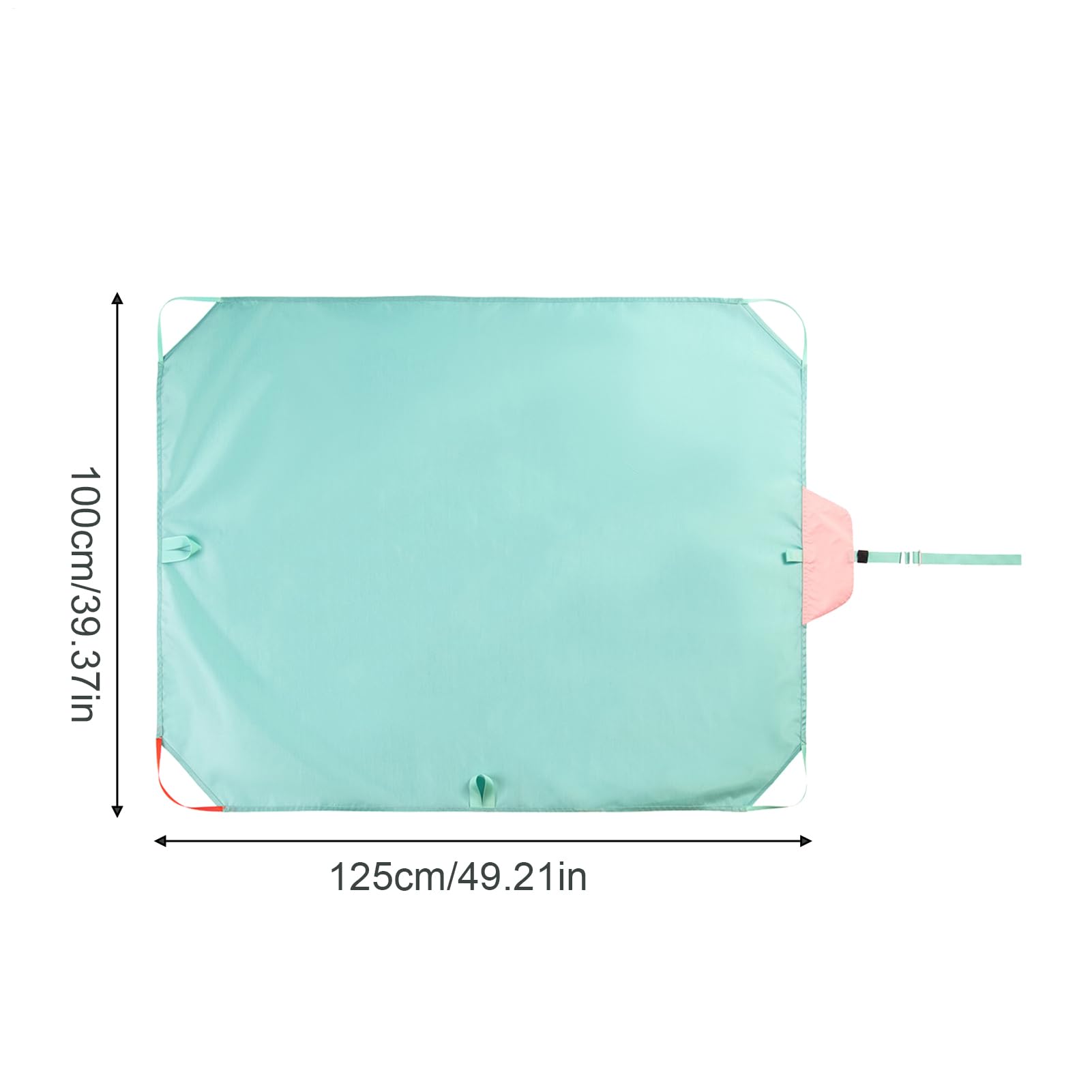 Kletterseiltasche – faltbare Tragetasche, 124 cm Seilplane mit stabilem Design, tragbares Kletterzubehör mit einfacher Aufbewahrung, Seiltaschen für Männer, Frauen, Teenager, Camping, Bergsteigen