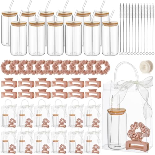 49 Pcs/12 Set Light Tan Birthday Gifts for Girls Spa Party Supplies