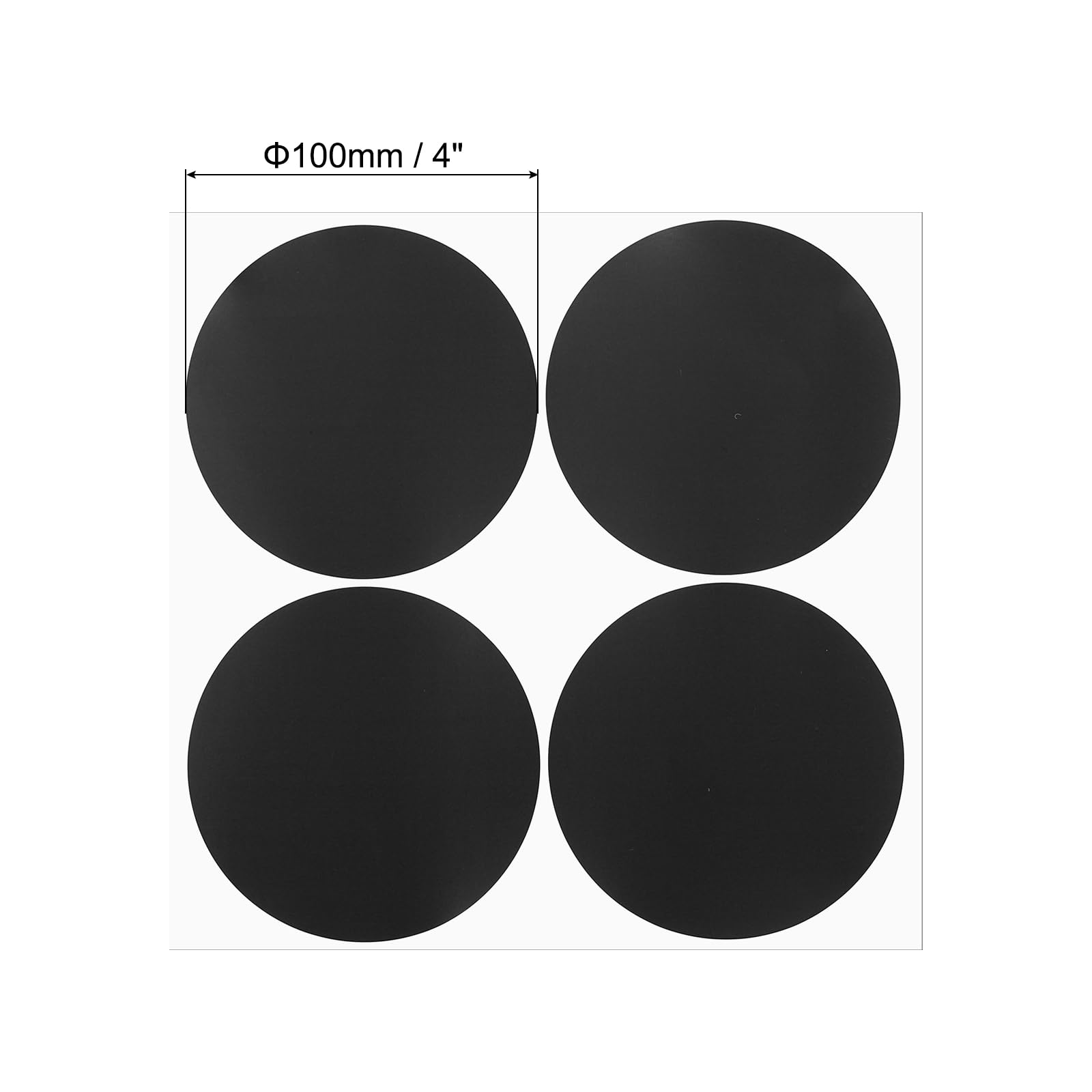 PATIKIL Round Colored Stickers 4" - Image 2