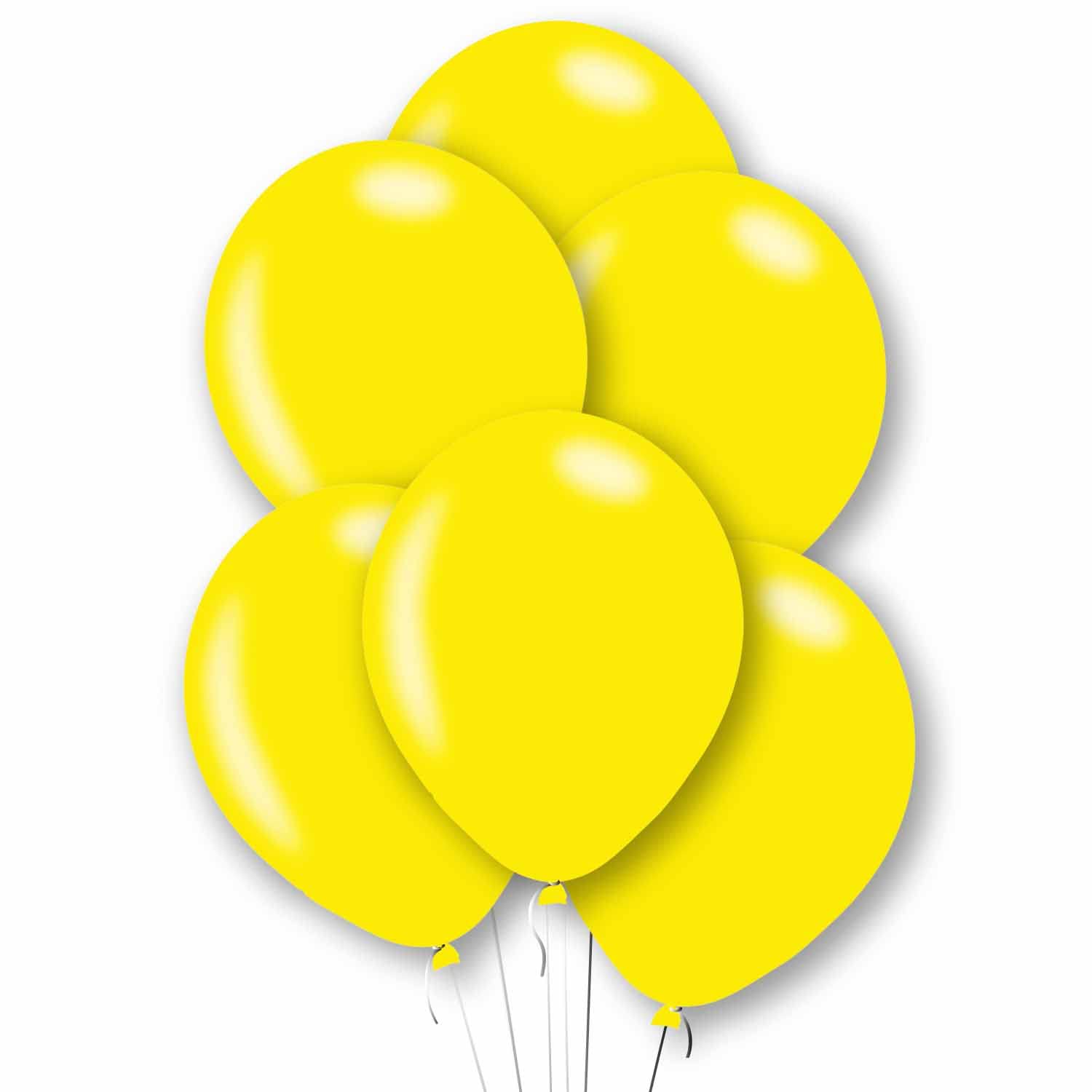 Amscan 9912721 Rtl Balloon Pk10 27Cm Yellow