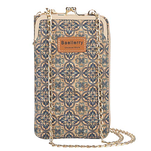 Kork Handytasche zum Umhängen Damen, Kleine...
