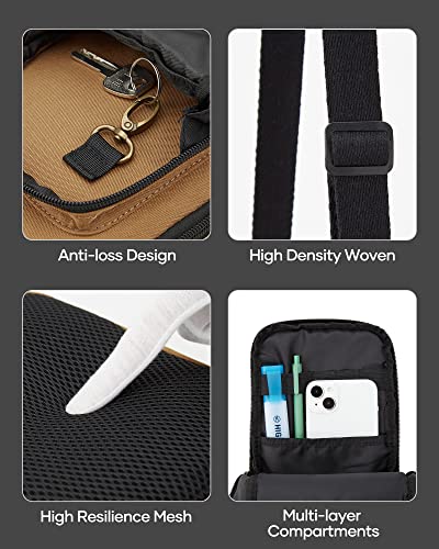 Crossbody Bag Men Cross Body Bag Small Crossbody Purse Anti Theft Small Crossbody Bags For Women Trendy,Brown #TOP4
