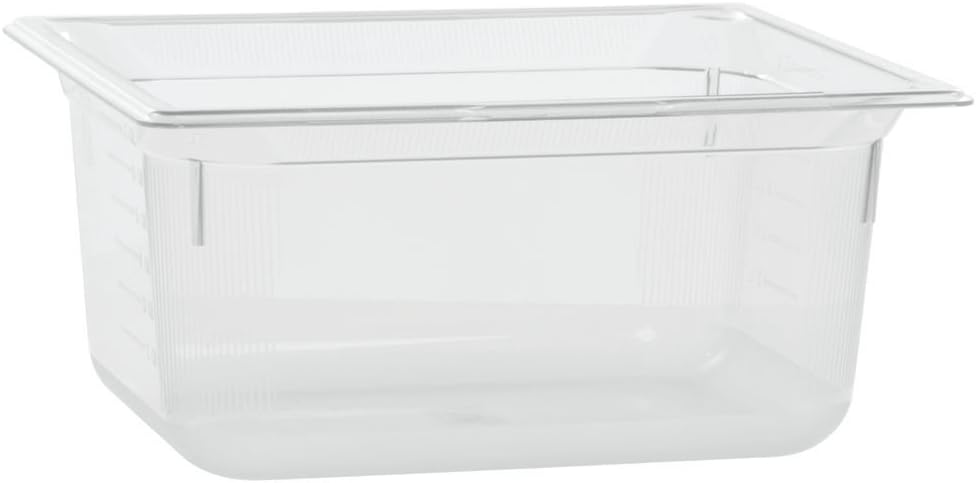 Vollrath Clear Half Size Super Pan 3 8.6 Qt. Plastic Pan