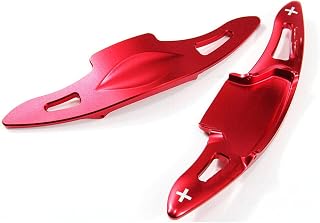 BAWAQAF Paddle Shifter,2pcs Aluminum Steering Wheel Shift Paddle Shifter Extension,Car Decoration Accessories,Fit for Ford Explorer ST 2020, Red
