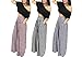 NRTHYE Women's Lounge Pants Houndstooth Stretchy High Waist Wide Leg Palazzo Long Pants Bottom with Drawstring
